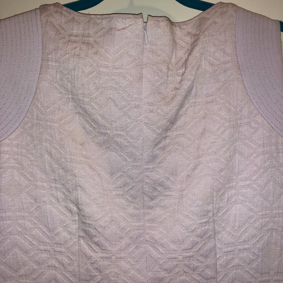 J. Crew Jacquard Zip Pocket Shift Dress - Lilac XS - Picture 6 of 8